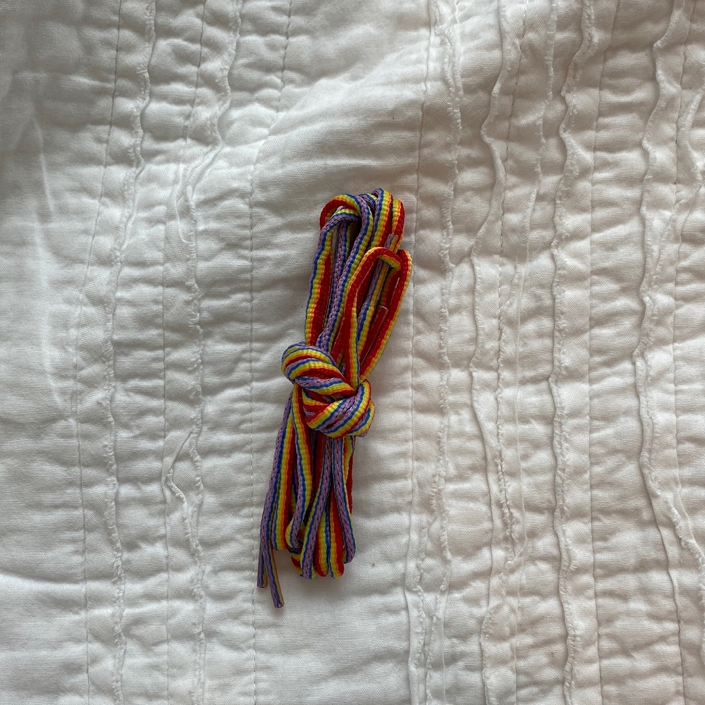 Outdoor voices rainbow laces